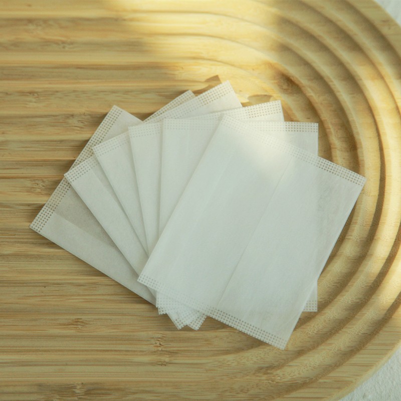 Biodegradable Reverse Folding Corn Fiber Empty Tea Bag 